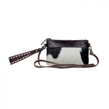 Load image into Gallery viewer, cowhide wristlet