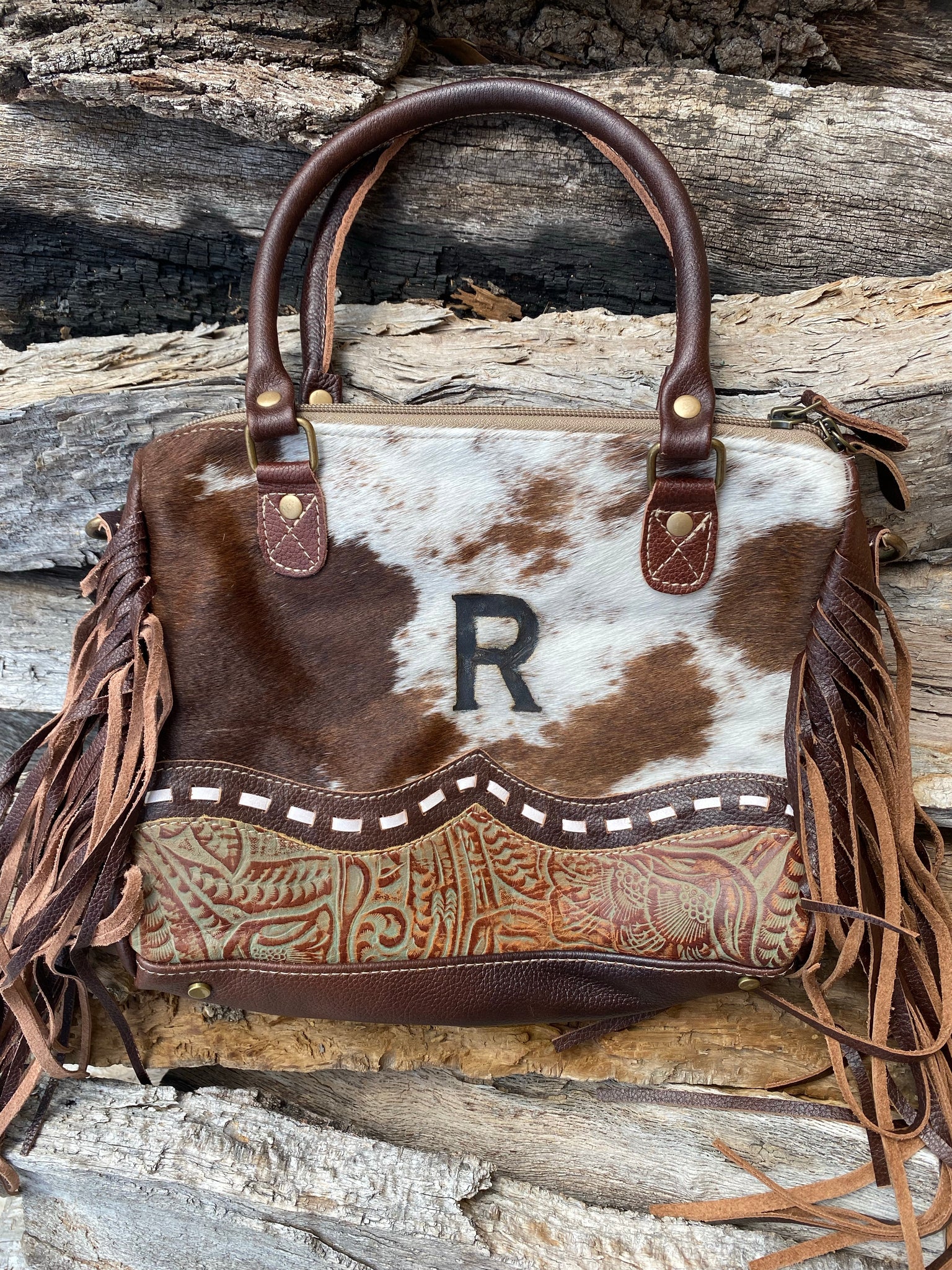 Western Purse, Cowhide Crossbody Purse, Hand Tooled Leather Purse, Cowhide  Purse, Concealed Carry Purse, Hair on Cowhide Shoulder Bag - Etsy